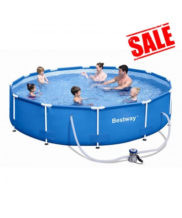 Piscina cu constructie metalica d3.66m H0.76m Steel Pro Frame | Bestway
