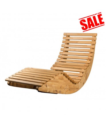 Fotoliu tip sezlong din pin | Spa Supplies