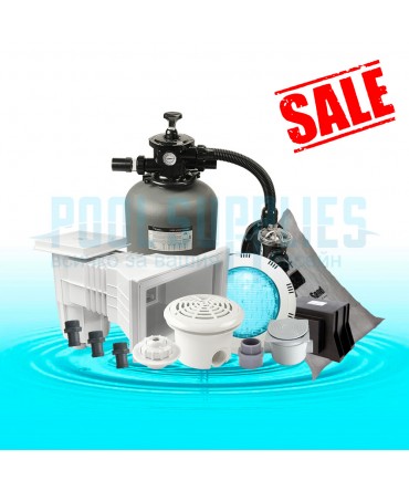 Set echipamente cu sistem filtrare pentru piscina ceramica | Pool Supplies