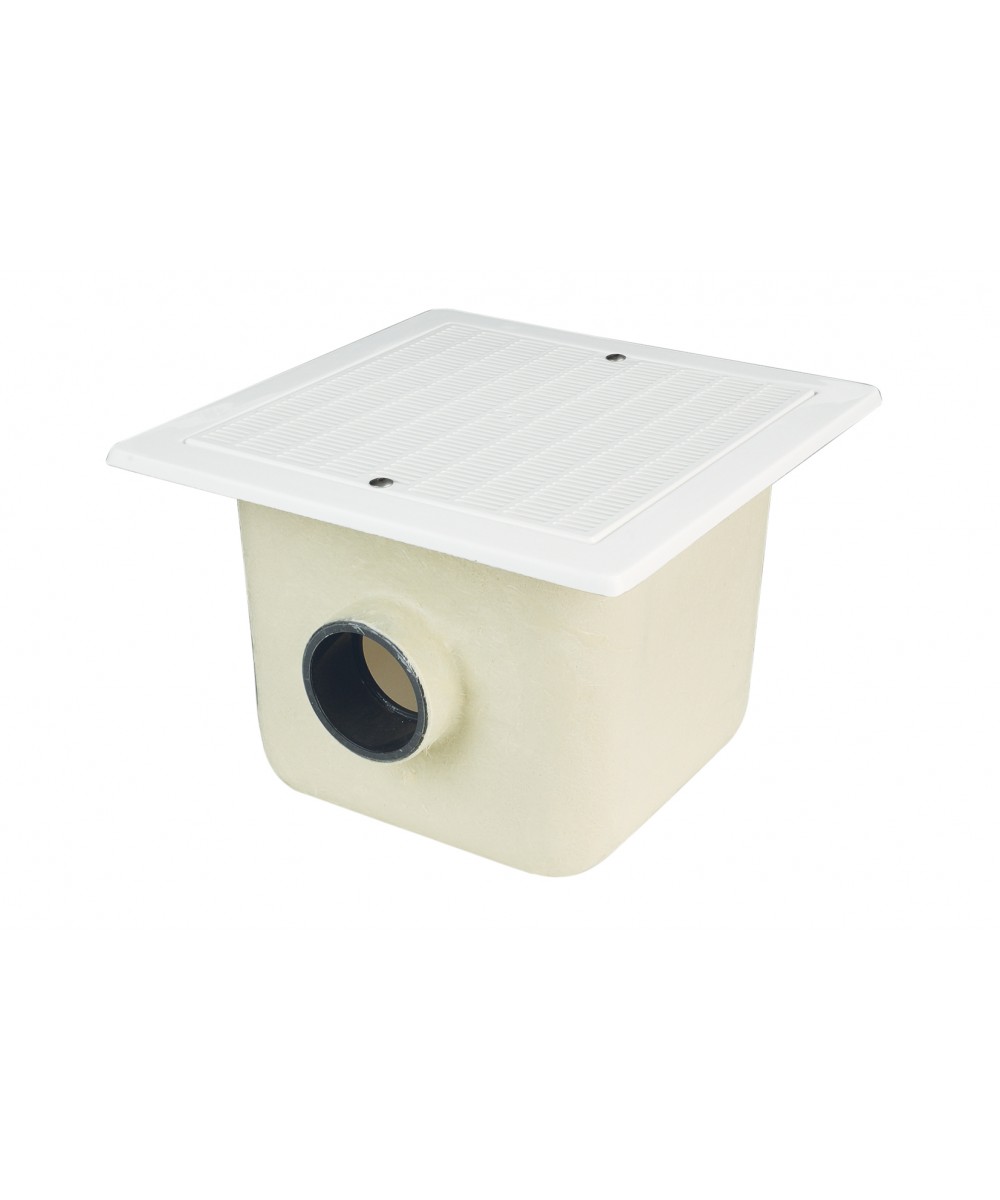 Sifon pardoseala pentru piscine beton 355mm х 355mm | Astral Pool 