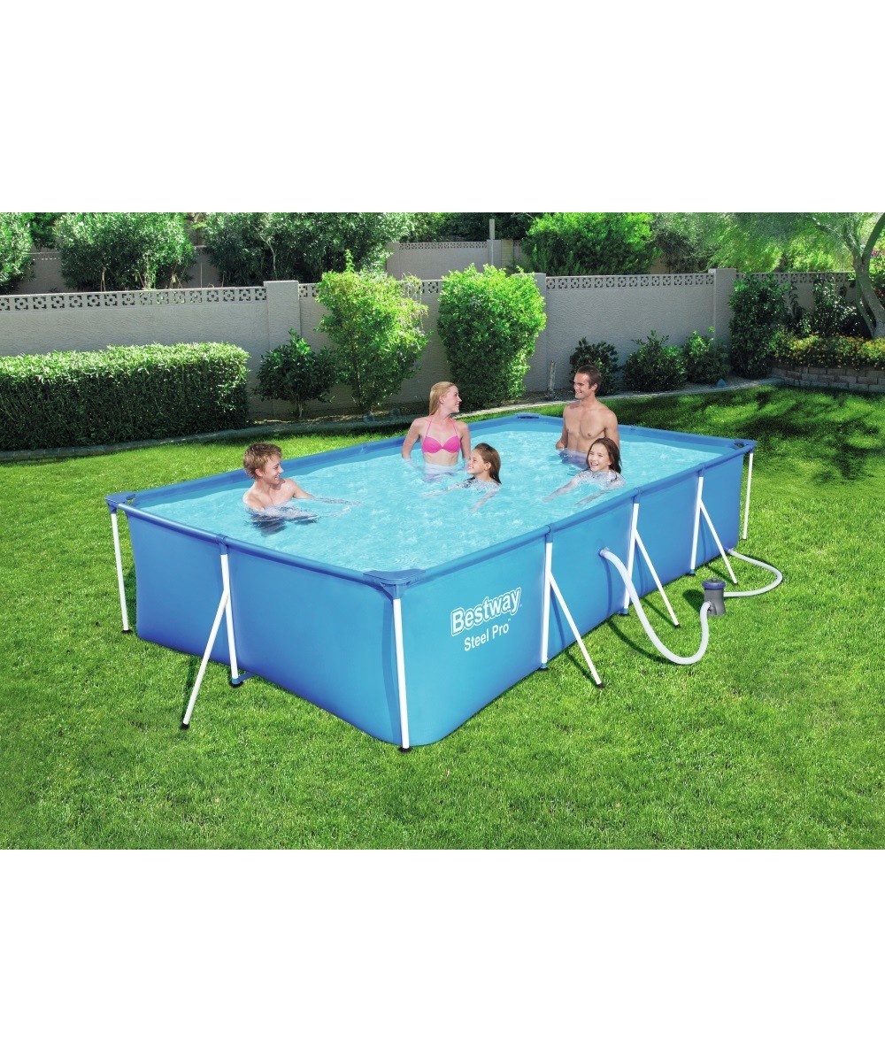 Piscina constructie metalica 3.00m х 2.01m H0.66m Steel Pro Frame | Bestway