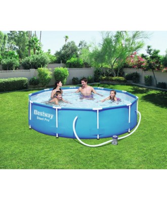 Piscina cu constructie metalica d3.05m H0.76m Steel Pro Frame | Bestway