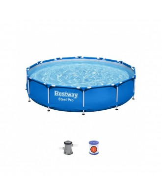 Piscina constructie metalica d3.96m H-0.84m Steel Pro Frame | Bestway