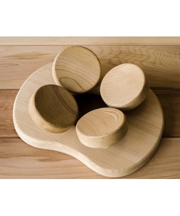 Tetiera sauna cu 4 suporturi mobile | Blumenberg
