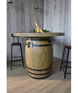 Masa de gradina cu vatra foc model Barrel | EU