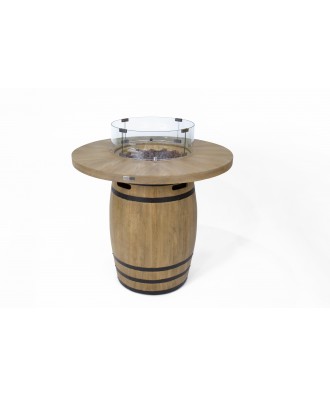 Masa de gradina cu vatra foc model Barrel | EU
