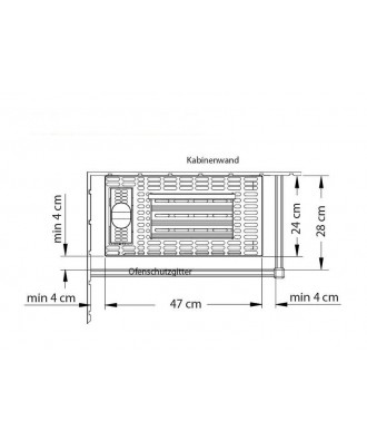 Soba sauna cu vaporizator si control extern 4.5kW-7.5kW BI-O FILIUS-W | EOS