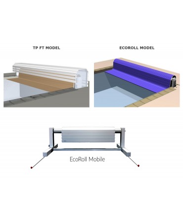 Acoperis automatic cu lamele pentru piscina supraterana model | EU