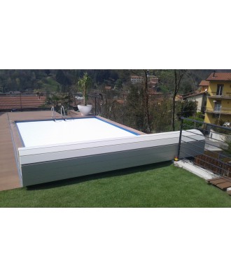 Acoperis automatic cu lamele pentru piscina supraterana model | EU