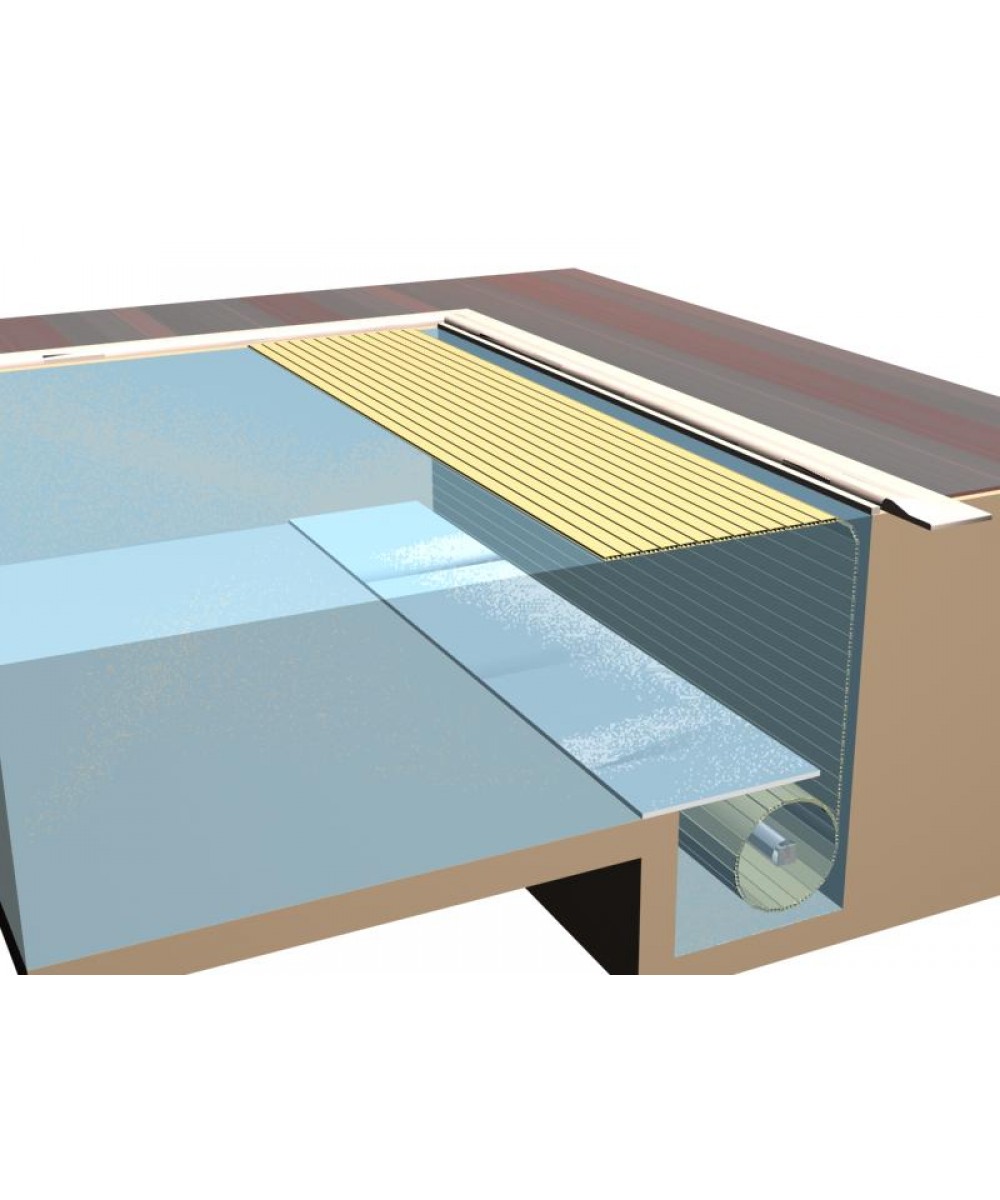 Acoperis automatic cu lamele pentru piscina model TP-3 | EU