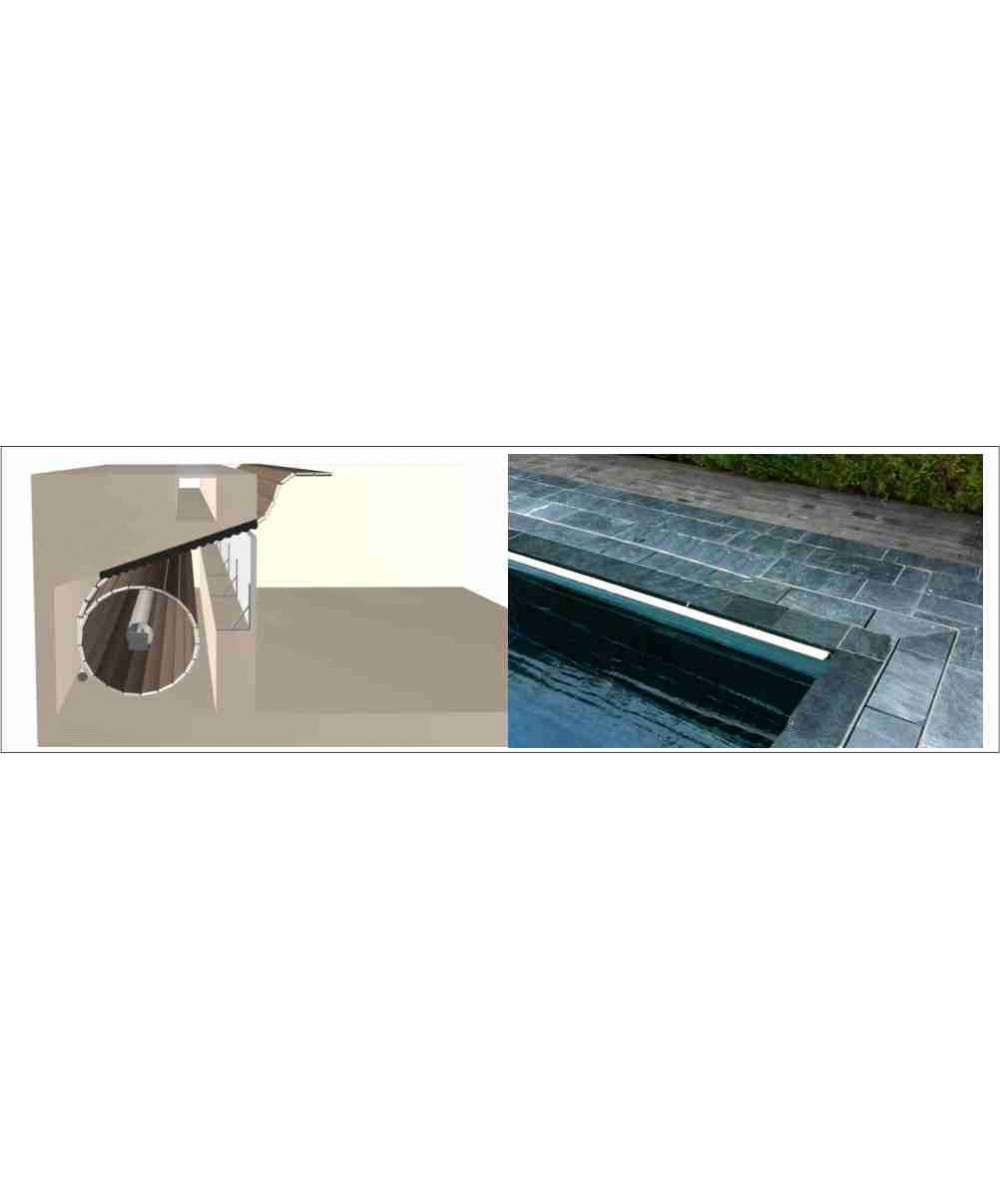 Аcoperis automatic cu lamele pentru piscina model TP-5 | EU
