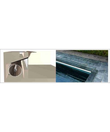 Аcoperis automatic cu lamele pentru piscina model TP-5 | EU