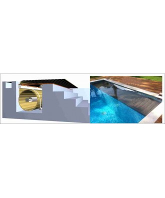 Acoperis automatic cu lamele pentru piscina model TP-BEACH | EU