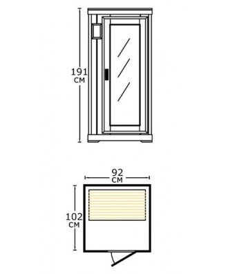Sauna infrarosu model HSI 10 | Helo