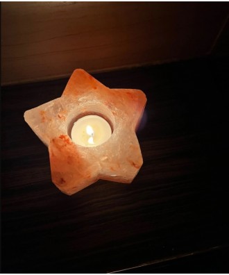 Sfesnic sare de Himalaya forma stea | Spa Supplies