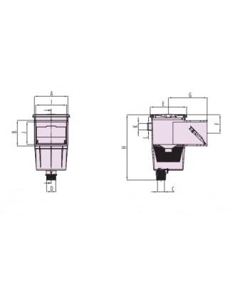Skimmer pentru piscina liner 220mm х168mm | Pool Supplies