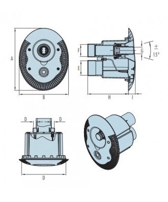Panou frontal contracurent incorporare in beton din ABS | Pool Supplies