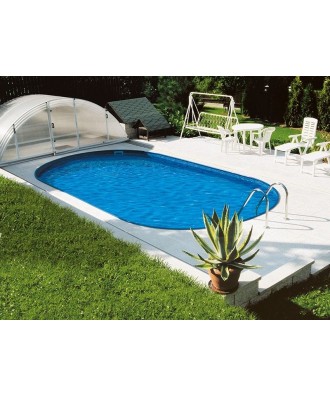 Piscina ingropata ovala model Ibiza 800cm x 416cm x 150cm | EU