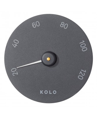 Termometru aluminiu pentru sauna Black | Kolo