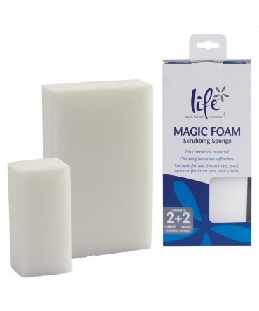 Burete pentru curatarea piscinei si a cazii hidromasaj Magic Foam 4 bucati | Life