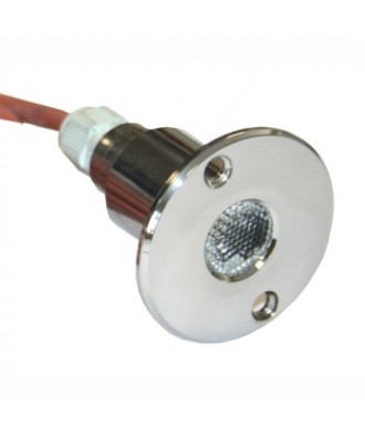 Proiector acvatic LED din otel inoxidabil alb cald 9W | Mar Piscine