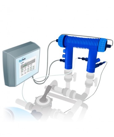 Sistem pentru hidroliza pentru piscina cu volum pana la 400m3 model Oxymatic Smart Pro 400 | Microdos