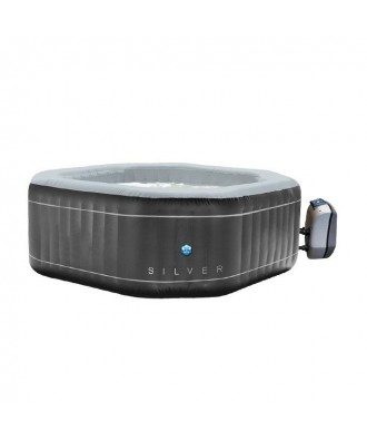 Cada hidromasaj gonflabila pentru 5-6 persoane Silver | Net Spa