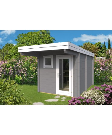 Sauna prefabricata exterior Eero Flat | EU
