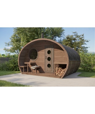 Sauna prefabricata exterior Frodo | EU