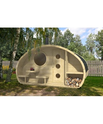 Sauna prefabricata exterior Frodo | EU