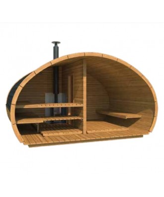 Sauna prefabricata exterior Frodo | EU