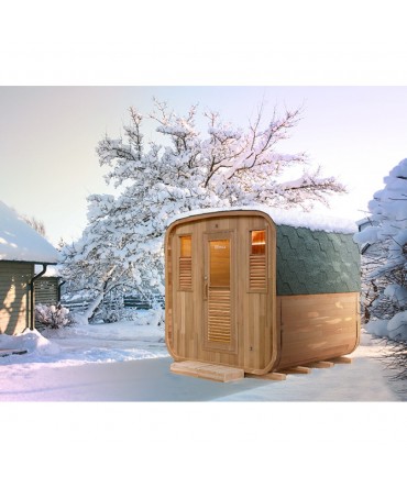 Sauna prefabricata externa pentru 6 persoane Nova | EU