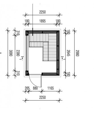 Sauna prefabricata exterior Kalle | EU