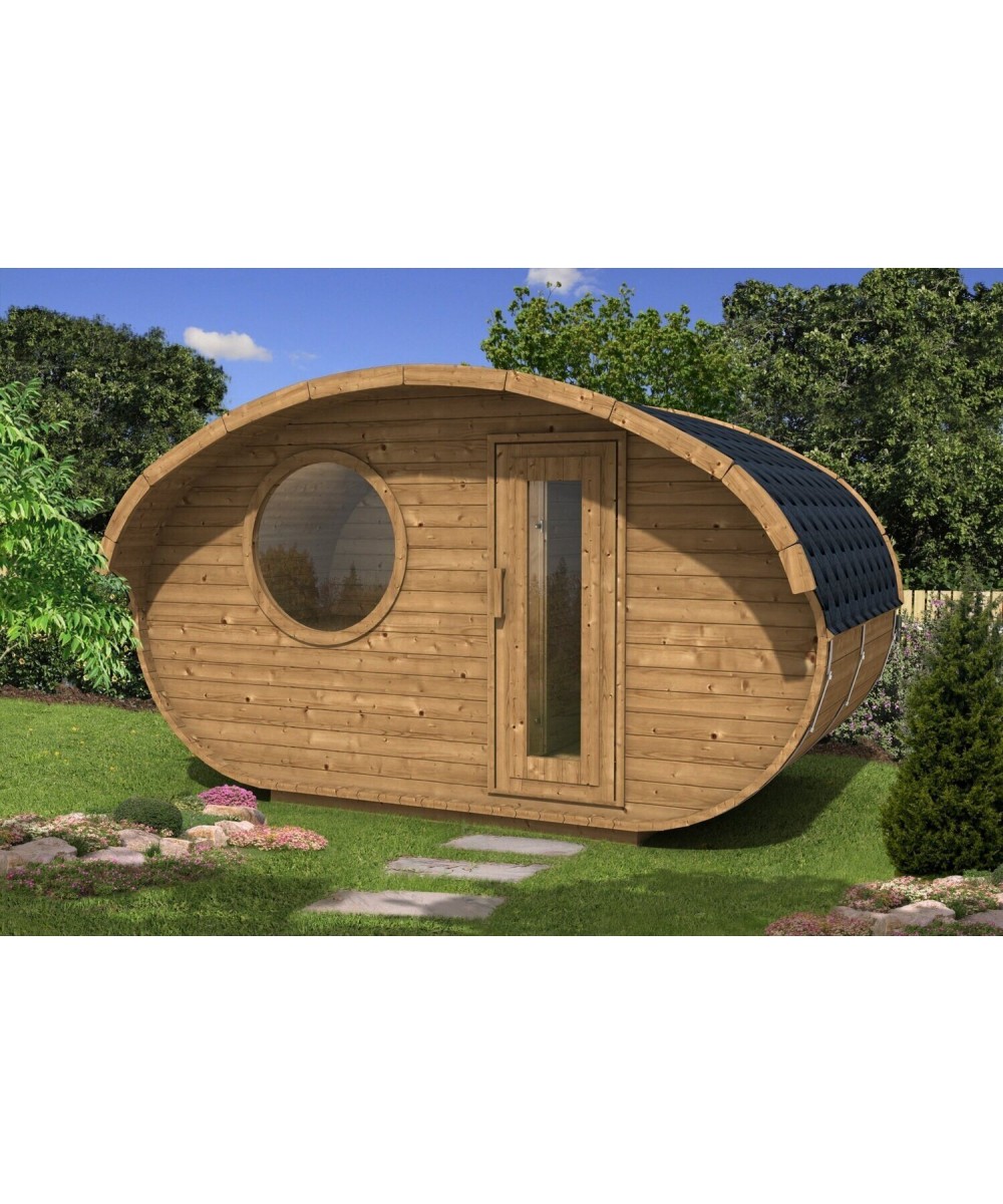 Sauna prefabricata exterior Mushroom | EU