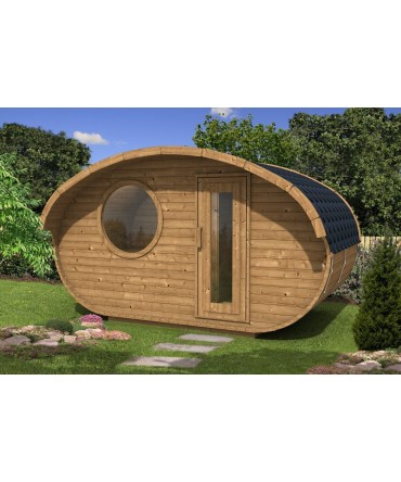 Sauna prefabricata exterior Mushroom | EU