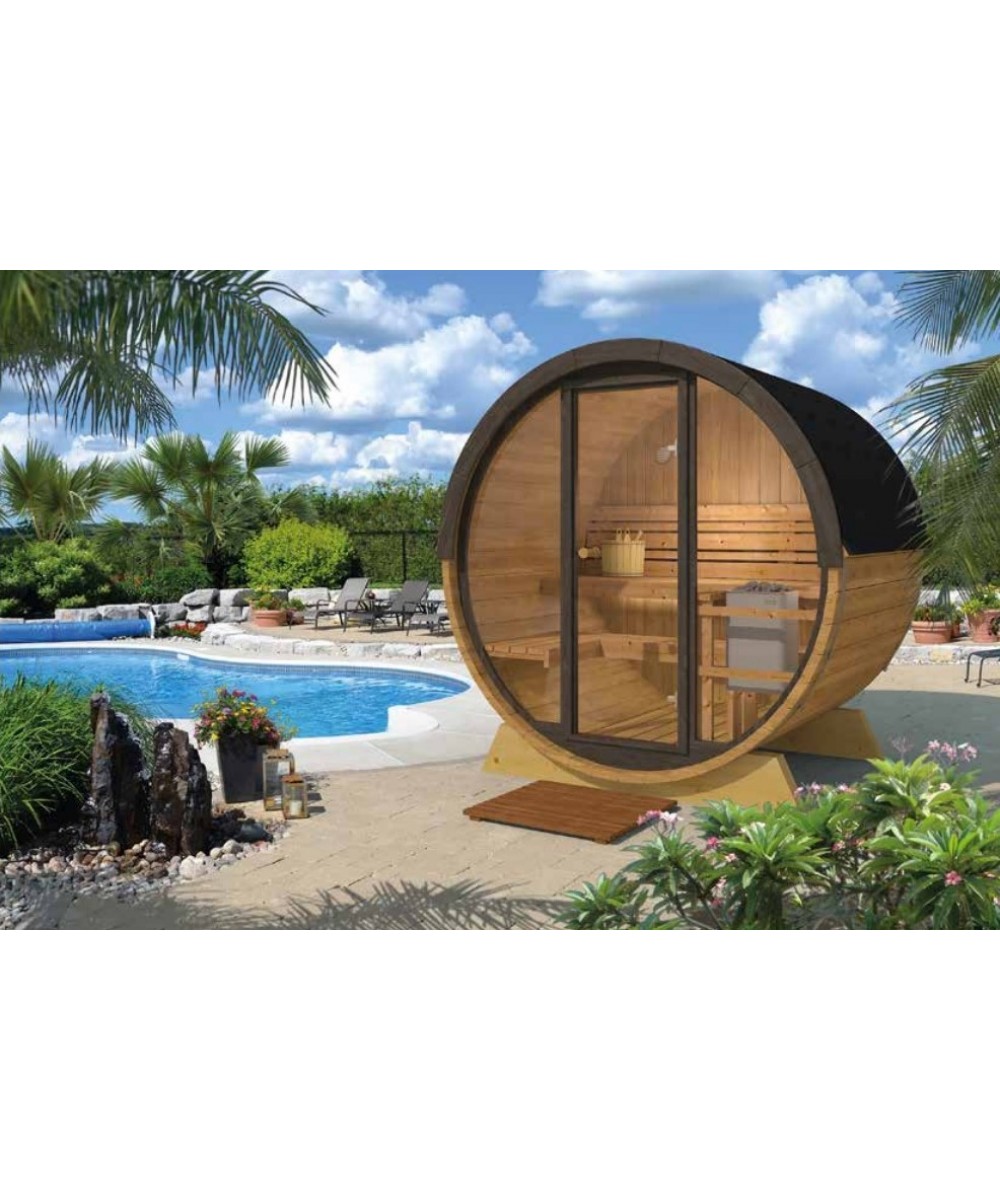 Sauna prefabricata exterior Pool Sauna 2-4 persoane | EU