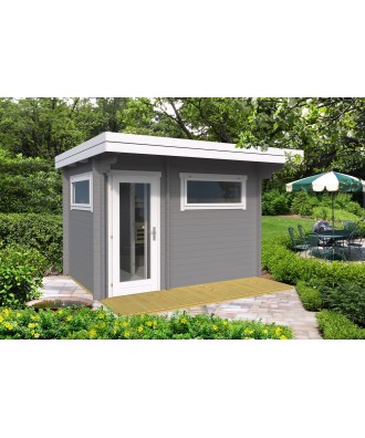Sauna prefabricata exterior Timo Flat | EU