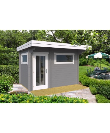 Sauna prefabricata exterior Timo Flat | EU