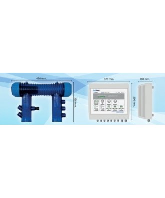 Sistem pentru hidroliza pentru piscina cu volum pana la 400m3 model Oxymatic Smart Pro 400 | Microdos