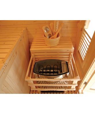 Sauna finlandeza tip Butoi model Bella pentru 3 persoane | EU