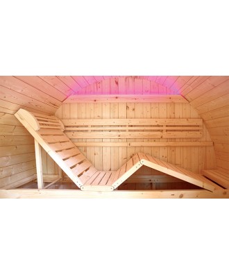 Sauna finlandeza tip Butoi model Bella pentru 3 persoane | EU