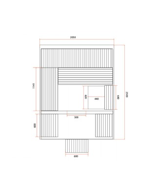 Sauna finlandeza tip Butoi model Luna pentru 6 persoane | EU