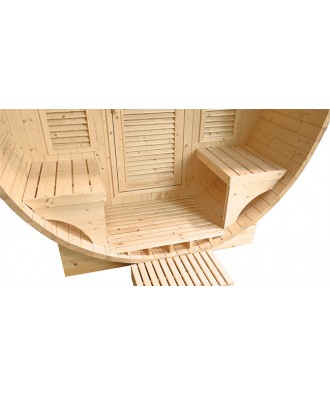 Sauna finlandeza tip Butoi model Luna pentru 6 persoane | EU