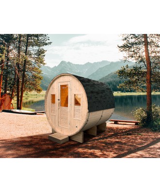 Sauna finlandeza tip Butoi model Omega pentru 6 persoane | EU