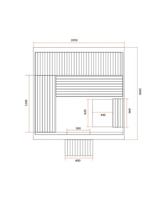 Sauna finlandeza tip Butoi model Omega pentru 6 persoane | EU