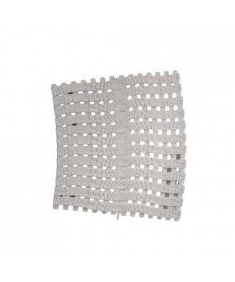 Gratar pentru piscina cu revarsare flexibil alb | Pool Supplies