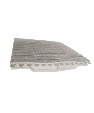 Gratar pentru piscina cu revarsare flexibil alb | Pool Supplies