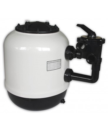 Filtru nisip cu vana laterala sase pozitii pentru piscina ALASKA D780 25m3 | Quimicamp