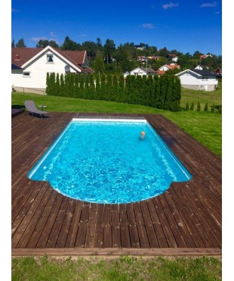 Piscina ingropata din fibra de sticla model GOLF | EU