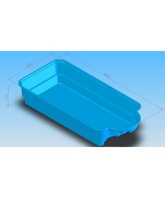 Piscina ingropata din fibra de sticla model GOLF | EU